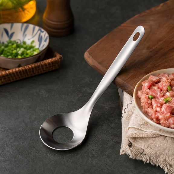 Miwamany Meatball Spoon Maker,Non Stick Meatball Spoon with Stainless Steel Ladle,Modern Cooking Spoon for Kitchen