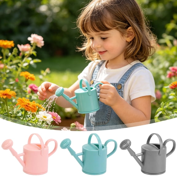 Miwamany Mini Watering Can Kids Bath Toy, Flower Shaped 360-Degree Rotating Nozzle, Small Sensory Pouring Tool for Pool Beach Garden, Baby Shower Cans for Boys Girls Toddlers