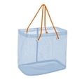 thumbnail image 1 of Miwamany Plastic Mesh Snap-Button Wash Bag,Wide Opening Portable Shower Organizer Tote,Handheld Travel Bath Caddy,Beach Toy Storage Net,Reinforced Strap for Gym,Pool,and Camping Essentials, 1 of 6