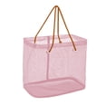 thumbnail image 1 of Miwamany Plastic Mesh Snap-Button Wash Bag,Wide Opening Portable Shower Organizer Tote,Handheld Travel Bath Caddy,Beach Toy Storage Net,Reinforced Strap for Gym,Pool,and Camping Essentials, 1 of 6