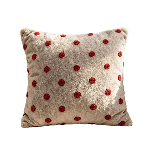 Miwamany Polka Dot Throw Pillow Covers, Vintage Decorative Cushion Cases, Classic Soft Pillow Shells for Sofa Couch Bedroom Living Room Decor