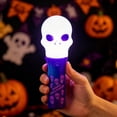 thumbnail image 1 of Miwamany Portable Plastic Kids Ghost Pumpkin LED Handheld Lantern 1PC Safe Warm Glow Mini Night Light, Lightweight Trick Or Treat Prop Party Indoor Outdoor Holiday Gift for Children, 1 of 4
