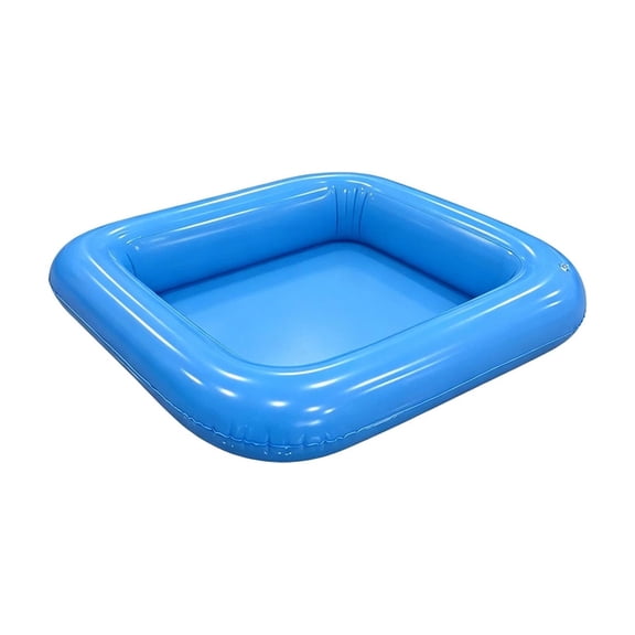 Miwamany Summer Swimming Pool Buoyancy Ice Bar, 23.62 Inch Inflatable Water Entertainment Floating Cooler Tray, Thickened PVC Fruit Beverage Drink Holder for Pool Party Lake Beach Raft Relaxation