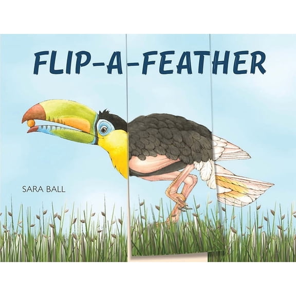 Mix-And-Match Board Books Flip-A-Feather: Make Your Own Wacky Bird!, Book 4, (Board Book)