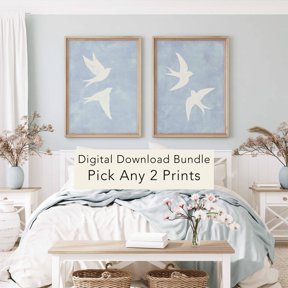 Mix And Match Wall Art Print Set Of 2 With Home Decor