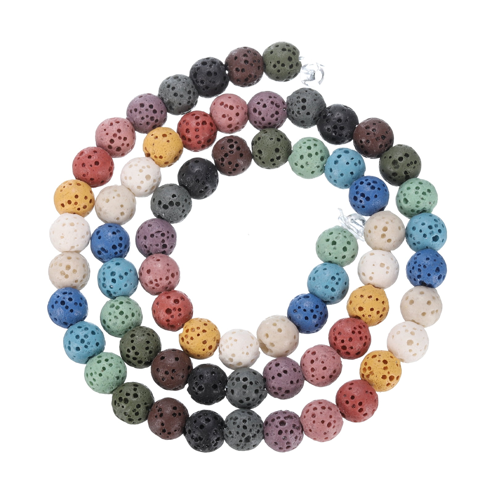 Mixture Man Diffuser Rocks Mix Colors Volcanic Rock Beads 6mm Essential Oil Diffuser Stone, Loose ...