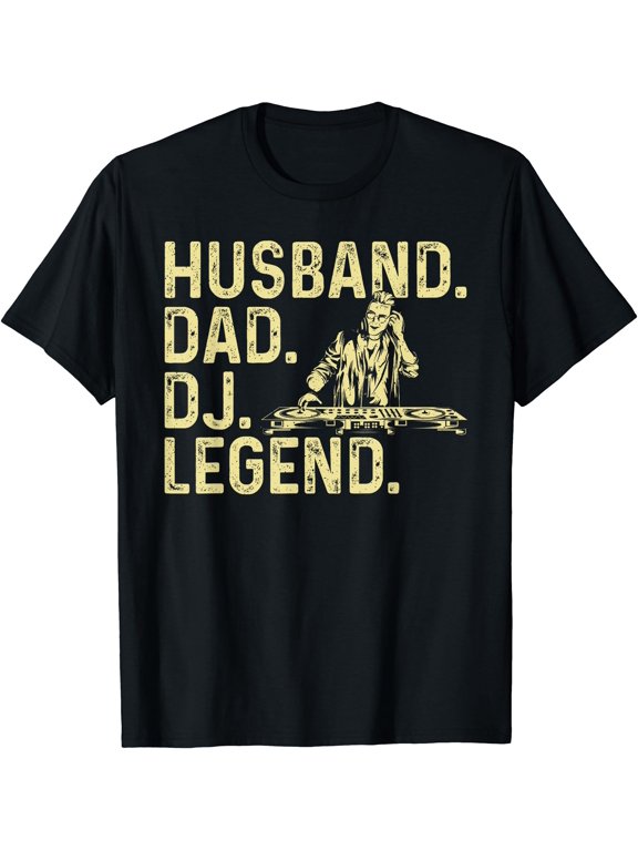 Mix DJ Art For Husband Dad EDM Electronic Techno Disc Jockey T-Shirt