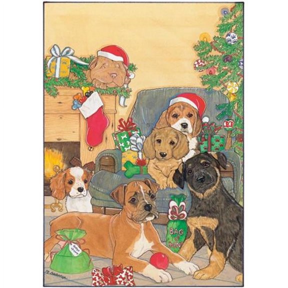 Mix Dog Holiday Boxed Cards