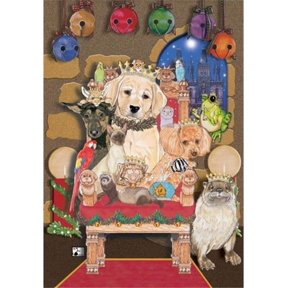 Mix Dog With Cat Holiday Boxed Cards
