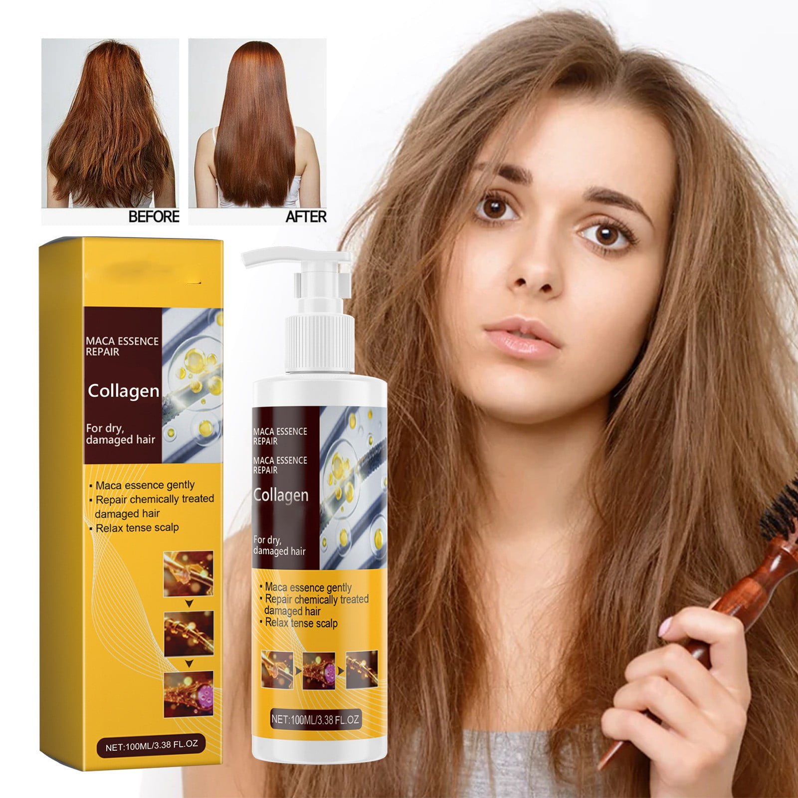 Mix Girl Hair Products Hair Build up Remover 2a Hair Type Products Greasy Hair Curly Products Heat Damage Hair 4conly Hair Products for Every Type Hair Care Asian Hair Products Damage Hair Super Gloss
