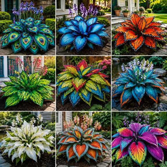 Mix(H-osta) easy for Garden,Ideal for Beds ,Borders, Plant Pots & Planters