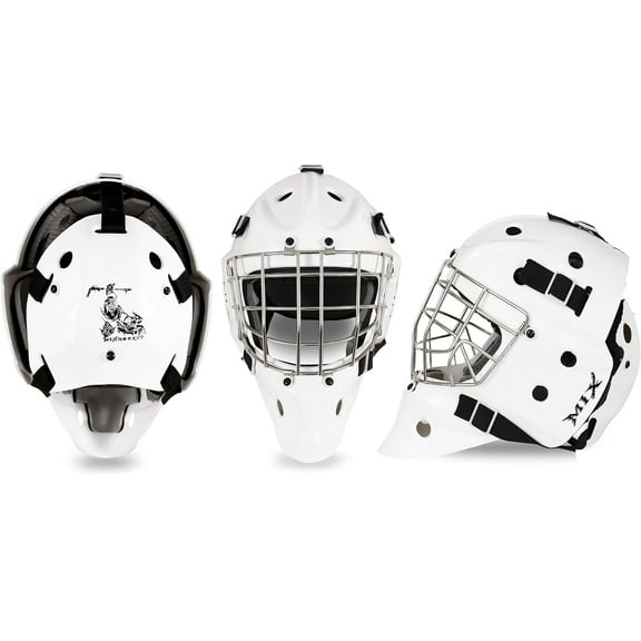 Mix Hockey MX-3 Senior Goalie Mask - White