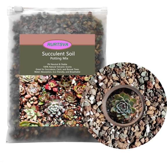 Mix Horticultural1.5lbs Lava Rocks Mixed Potting Soil for Plants Bonsai Succulents and Cacti Soil Decoration Gravel Volcanic Pumice Stones for Terrarium, Top Dressing, Fairy Gardening