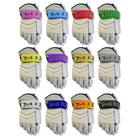 Mix MX5 Ice Hockey Player Gloves (White Out)
