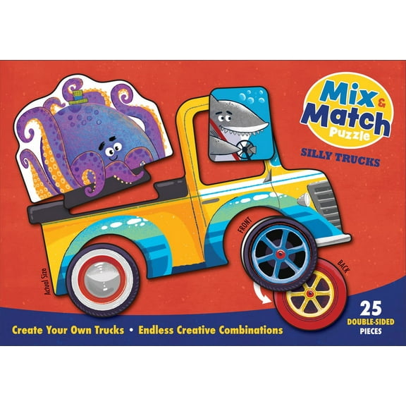 Mix & Match Puzzle: Mix & Match Puzzle: Silly Trucks (Other)