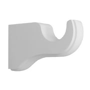 Mix & Match Wood Single / Double Curtain Rod Bracket White 1-Pack Single Bracket White Finish