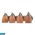 thumbnail image 1 of Elk 4 Light Vanity In Satin Nickel And Sandy Glass - Led 570-4N-SY-LED, 1 of 4
