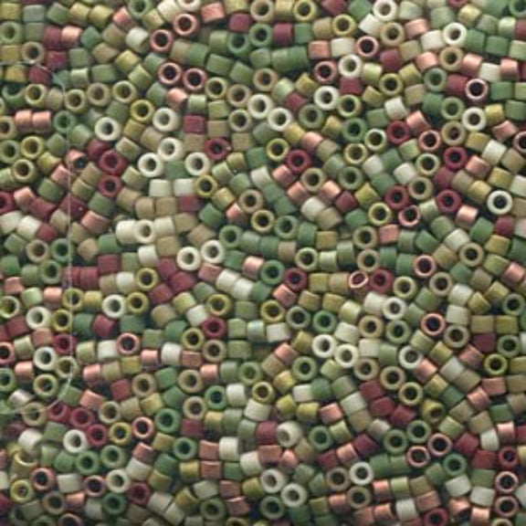Mix Olive Garden Miyuki Delica Beads 11/0 DB-MIX9009-TB
