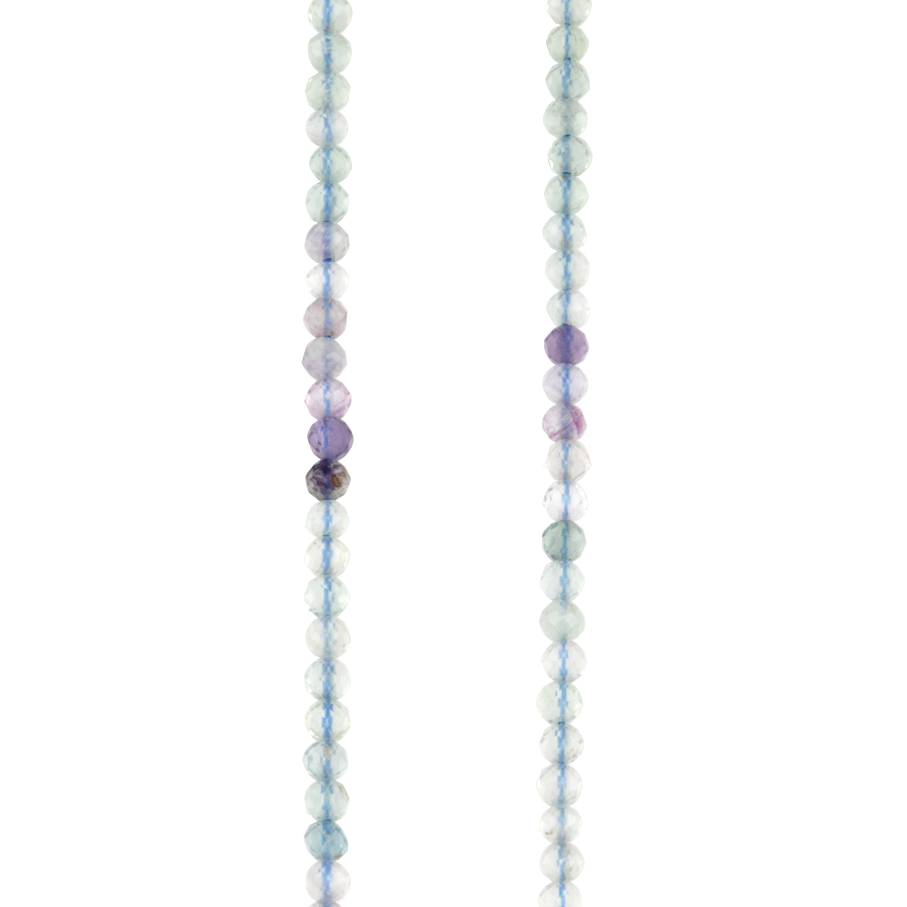 Mix Ombre Fluorite Faceted Round Beads - 2.5mm by Bead Landing