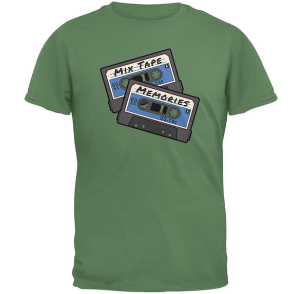Mix Tape Memories Cassette Mens T Shirt Turf SM