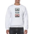 thumbnail image 1 of Mix Tape Vii Sweatshirt Men -June Erica Vess Designs, Male x-Large, 1 of 4