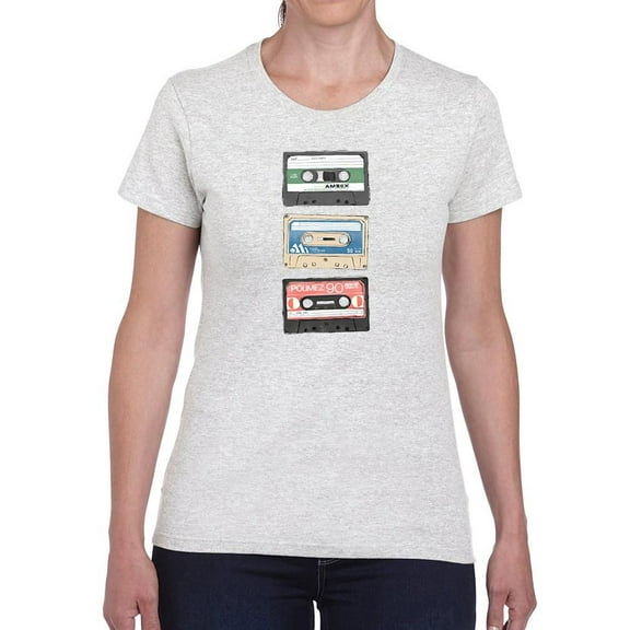 Mix Tape Vii. T-Shirt Women -June Erica Vess Designs, Female 4X-Large