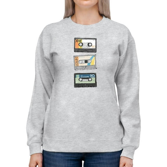Mix Tape Viii Sweatshirt Women -June Erica Vess Designs, Female 4X-Large