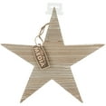 thumbnail image 1 of Mix The Media Wooden Plank Plaque-Star 13.75"X13", Pk 1, Jillibean Soup, 1 of 2