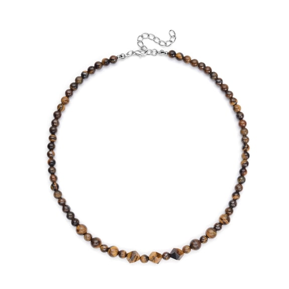Mix Yellow Tigers Eye Beaded Necklace for Women Jewelry Birthday Gifts for Women Size 18-20" Ct 138.50 Birthday Gifts