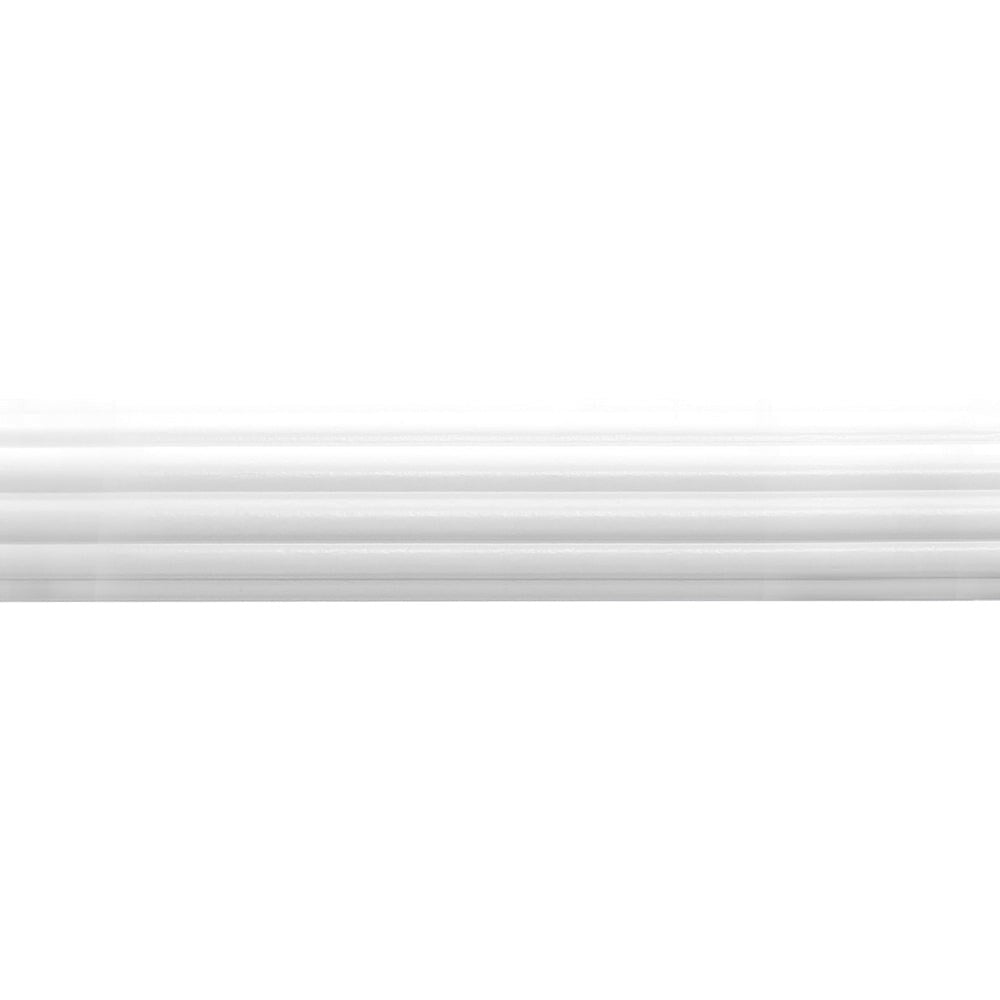 Mix and Match 1-3/8 in. dia. Wood Single Curtain Rod White - 8 FT (96 in.)