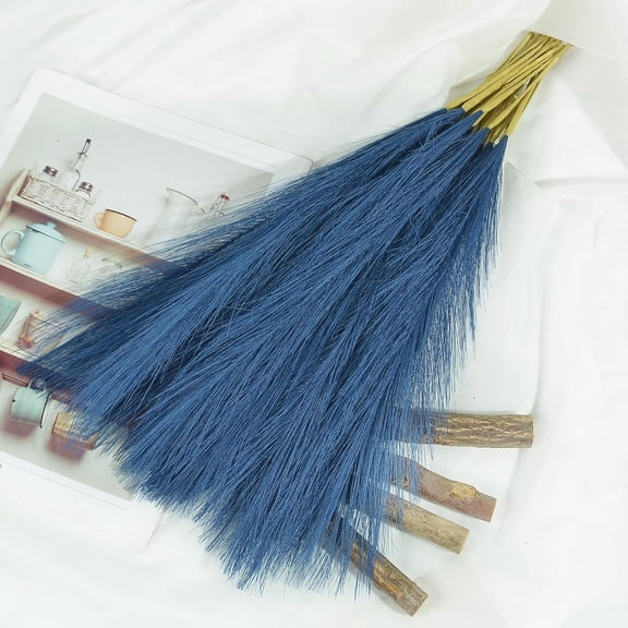 MixMart 17" Faux Dried Artificial Pampas Grass Plant (10 Count)