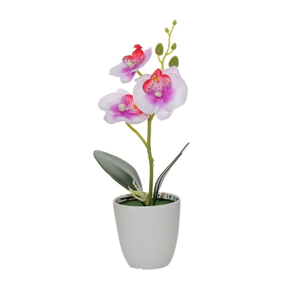 MixMart Plant Pots Simulated Plant Bonsai Indoor butterfly Orchid Bonsai Plants Elegance Tranquilit Room Decor Green