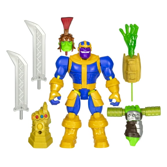 MixMashers Marvel Avengers Thanos Toy, 5” (12 cm) Avengers Mix-&-Match Deluxe Figure, 4+