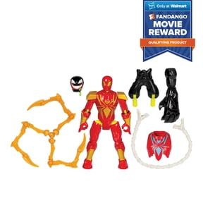 MixMashers Marvel Spider-Man Iron Spider Toy, 5 (12 cm) Mix-&-Match Deluxe Figure, 4+