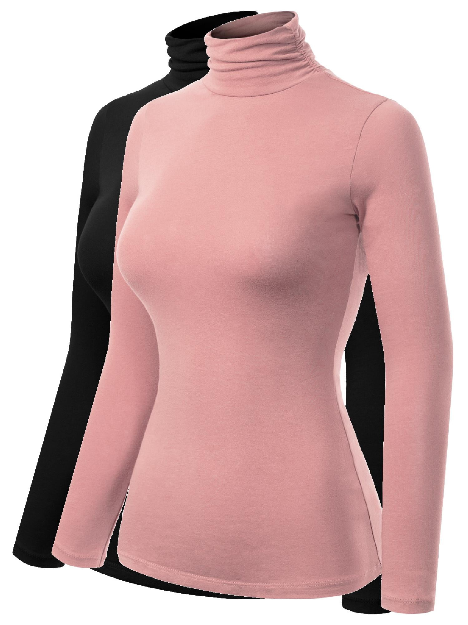 Slim Fit Long Sleeve Turtle Top