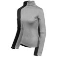 thumbnail image 1 of MixMatchy Women's 2-Pack Long Sleeve Turtleneck Lightweight Pullover Slim Fit Top, 1 of 1