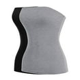 thumbnail image 1 of MixMatchy Women's Basic Solid Stretchy Cotton Long Bandeau Tube Top, 1 of 1