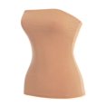thumbnail image 1 of MixMatchy Women's Basic Solid Stretchy Cotton Long Bandeau Tube Top, 1 of 5