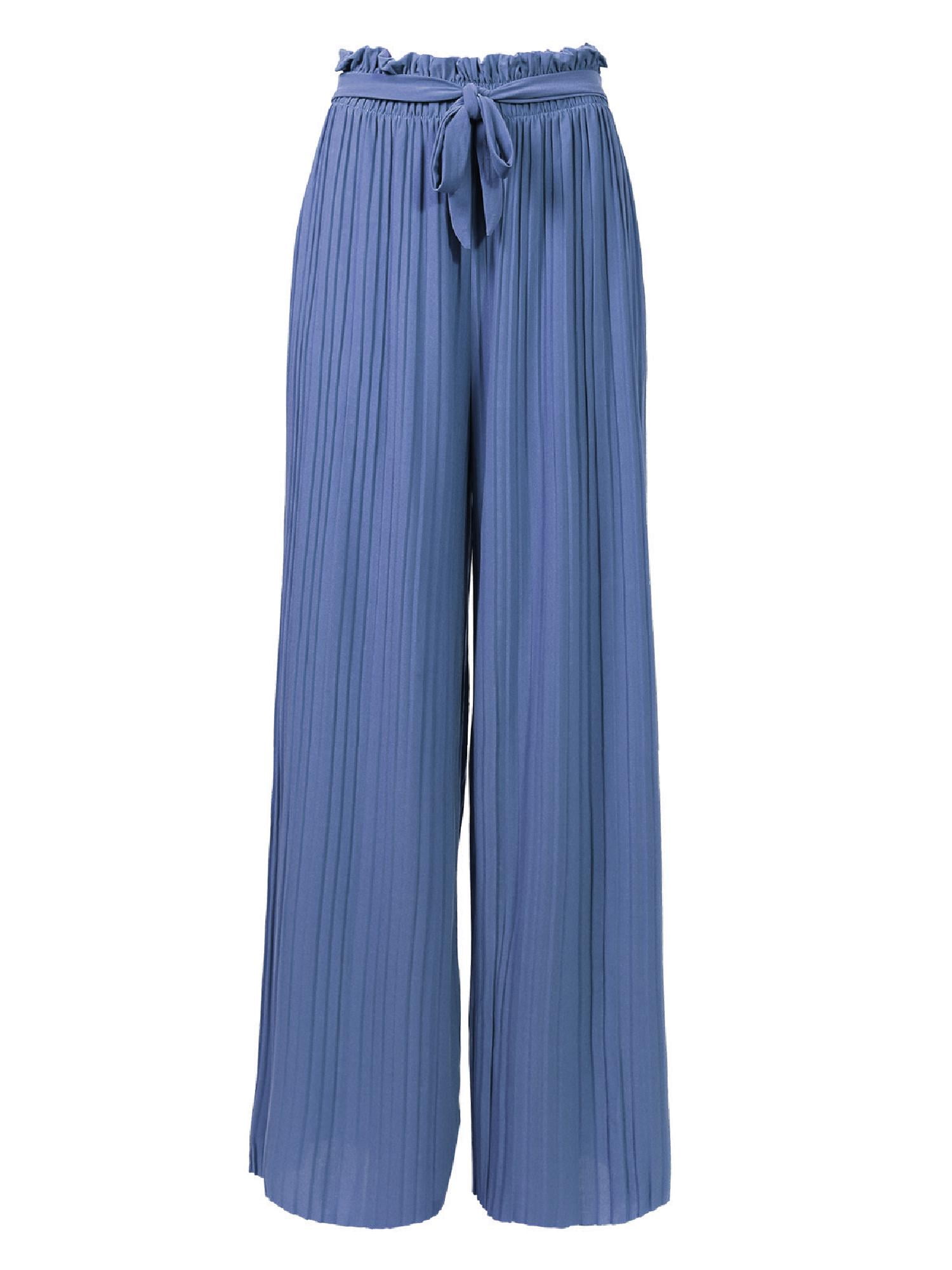 セットアップ HUECLOSET Mellow Ribbon Chiffon Blouse Skirt Pants MixMatchy-Women-s-Breathable-