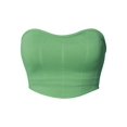 thumbnail image 1 of MixMatchy Women's Built In Bra Corset Y2K Crop Top Bustier Body Shaper Bandeau Top, 1 of 1