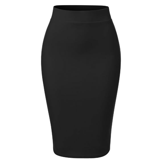 MixMatchy Women's Casual Classic Bodycon Pencil Skirt