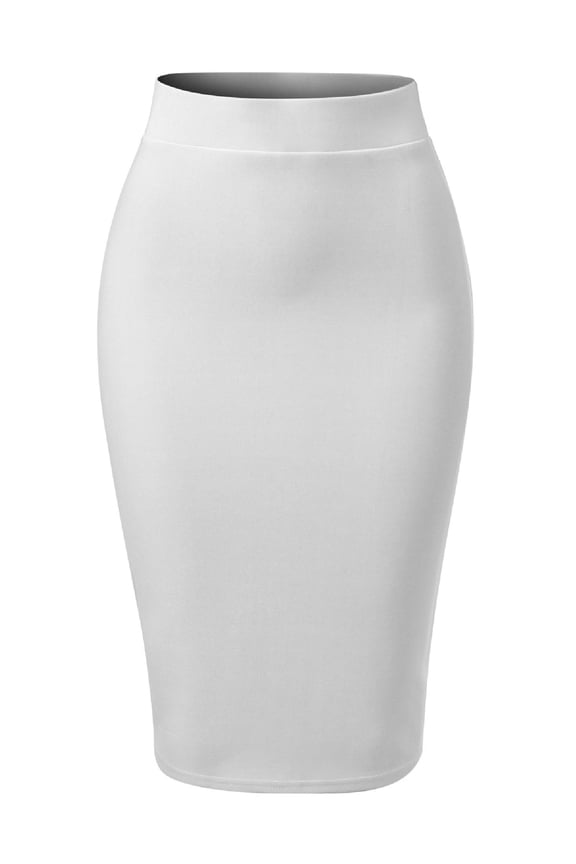 Women's Casual Classic Bodycon Pencil Skirt