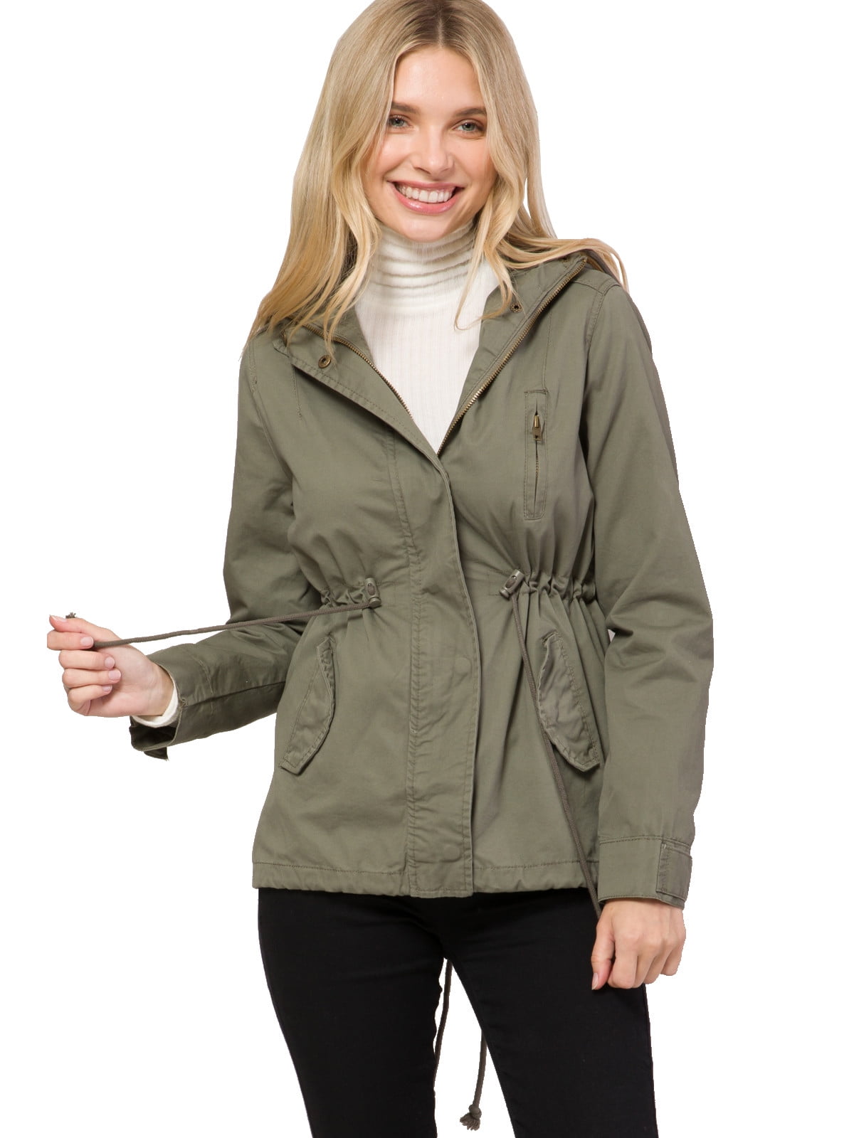 MixMatchy Women's Casual Lightweight Military Safari Anorak Utility ...