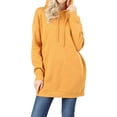 thumbnail image 1 of MixMatchy Women's Casual Oversized Long Sleeve Fleece Hoodie Sweatshirts Loose Hooded Pullover Tunic (S~3X), 1 of 5