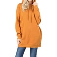thumbnail image 1 of MixMatchy Women's Casual Oversized Long Sleeve Fleece Hoodie Sweatshirts Loose Hooded Pullover Tunic (S~3X), 1 of 5