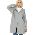 thumbnail image 1 of MixMatchy Women's Casual Oversized Loose Fit Long Sleeve Zip Up Pullover Hoodie Tunic Sweatshirt Jacket (S-3X), 1 of 1