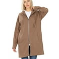thumbnail image 1 of MixMatchy Women's Casual Oversized Loose Fit Long Sleeve Zip Up Pullover Hoodie Tunic Sweatshirt Jacket (S-3X), 1 of 1