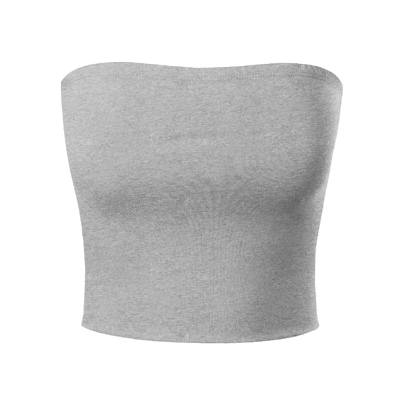 MixMatchy Women's Causal Strapless Basic Sexy Tube Top
