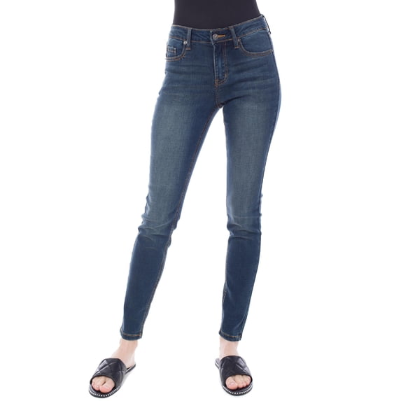 MixMatchy Women's Classic Elastic Band Comfy Fit Skinny Jean