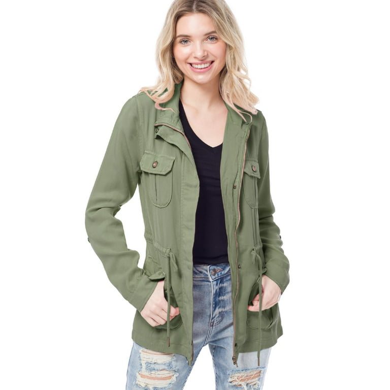 Tencel store utility jacket